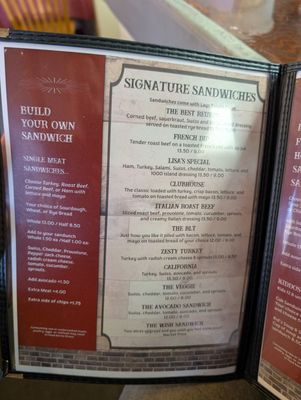 Menu photo 2 Lisa's Sandwich Den Billings, MT Menu photo 2 Lisa's Sandwich Den Billings, MT
