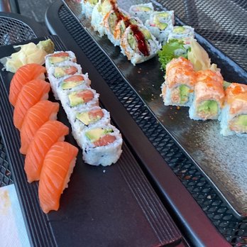 Ai-Sakae - Salmon Lover Lobster Roll Shrimp Tempura Roll - Sushi Bars Near Me - Morris Plains, New Jersey Ai-Sakae - Salmon Lover Lobster Roll Shrimp Tempura Roll - Sushi Bars Near Me - Morris Plains, New Jersey