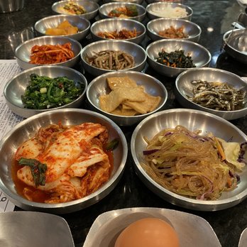 YD Tofu House - Banchan (plus egg for my tofu soup) - Korean Near Me - Sacramento, California YD Tofu House - Banchan (plus egg for my tofu soup) - Korean Near Me - Sacramento, California