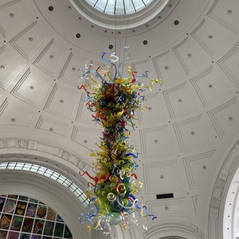 Tacoma Union Station - The Chihuly hanging in the main concourse. - Train Stations Near Me - Tacoma, Washington