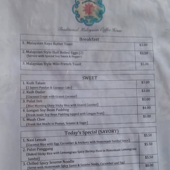 Kopitiam - Menu - Malaysian Near Me - New York, New York