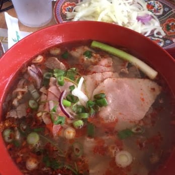 Saigon Dish - Bun Bo Hue Dac Biet  Spicy beef noodle! Excellent! - Vietnamese Near Me - Lawndale, California