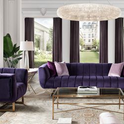 Interior Motives by Will Smith - The Ribbed Sofa and Chair. Available at www.interiormotivesfurniture.com