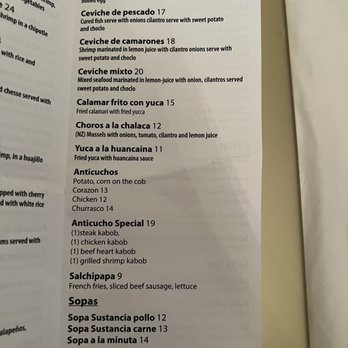 Incazteca - Menu - Peruvian Near Me - Port Chester, New York