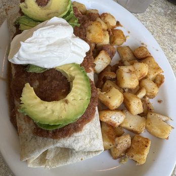 The Coffee Cup Cafe - Baja burrito with steak - American Near Me - Long Beach, California