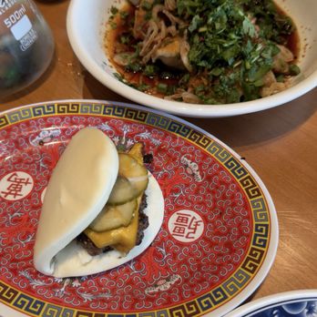 Mecha Noodle Bar - Hamburger bun, gyoza - Ramen Near Me - Denver, Colorado
