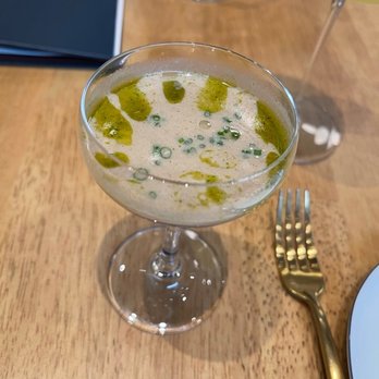 Imperfecto - This was a mushroom soup served with truffle oil. Chef's treat - Cocktail Bars Near Me - Washington, DC, District of Columbia Imperfecto - This was a mushroom soup served with truffle oil. Chef's treat - Cocktail Bars Near Me - Washington, DC, District of Columbia