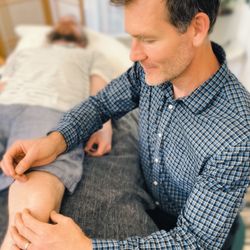 Pathway 2 Healing - Jared performing acupuncture