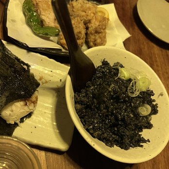 Ippuku - Squid ink Fried Rice - Bars Near Me - Berkeley, California