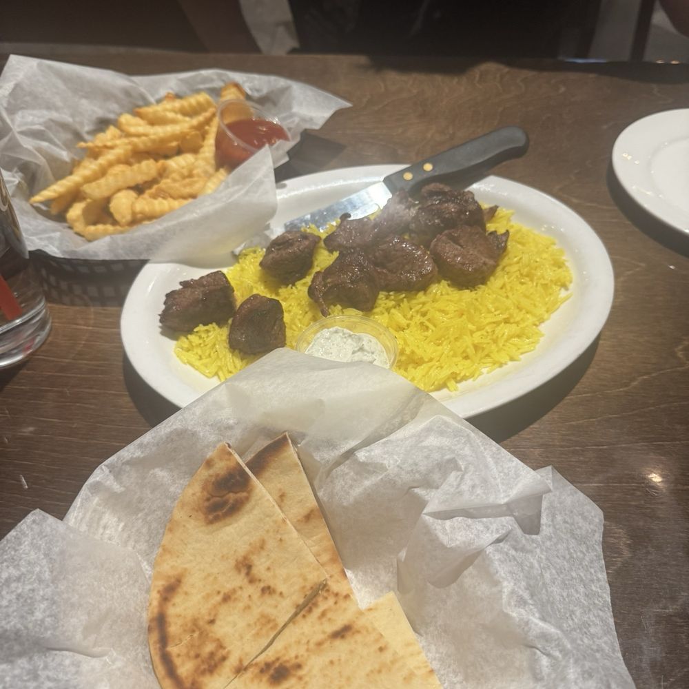 Greek Palace - Combination Plate beef and lamb kabob - Greek Near Me - Peoria, Arizona
