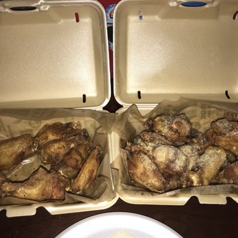 Wingstop - Lemon Pepper wings and Garlic Parmesan - Chicken Wings Near Me - Katy, Texas