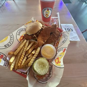 Dave's Hot Chicken - Dave's #3 2 Tender & 1 Slider w/ Fries - Chicken Shop Near Me - Charlotte, North Carolina