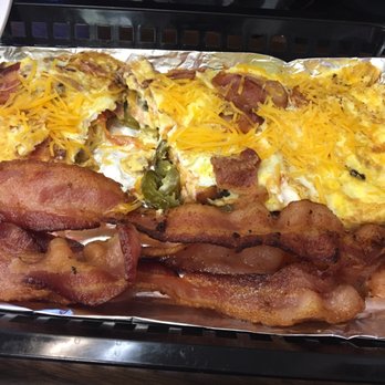 The Omelette Cafe - Mexican omelette with a side of bacon - Cafes Near Me - Manassas, Virginia The Omelette Cafe - Mexican omelette with a side of bacon - Cafes Near Me - Manassas, Virginia
