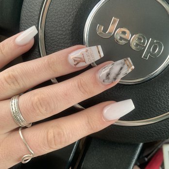 Diamond Nail - I love this nail set! - Nail Salons Near Me - Tulsa, Oklahoma