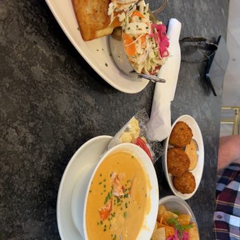 Slapfish - Lobster Grinder, Lobster Bisque, Lobster Tots, and the Shrimp Ceviche. - Seafood Near Me - Indianapolis, Indiana