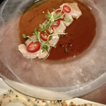 Eddie V's Prime Seafood - Yellowtail Sashimi - Seafood Near Me - Austin, Texas Eddie V's Prime Seafood - Yellowtail Sashimi - Seafood Near Me - Austin, Texas