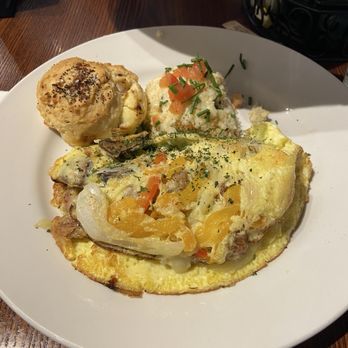 Miss Shirley's Cafe, Inner Harbor - CY Young Omelet with Chicken Andouille Sausage - Breakfast & Brunch Near Me - Baltimore, Maryland Miss Shirley's Cafe, Inner Harbor - CY Young Omelet with Chicken Andouille Sausage - Breakfast & Brunch Near Me - Baltimore, Maryland