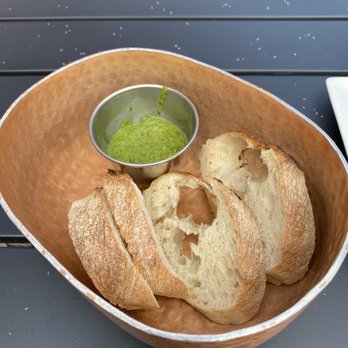 HiLo An American Eatery - Bread and pesto - American Near Me - Littleton, Colorado HiLo An American Eatery - Bread and pesto - American Near Me - Littleton, Colorado
