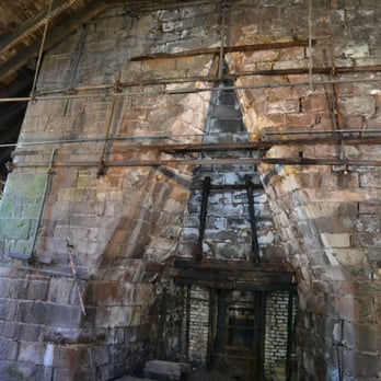 Cornwall Iron Furnace - hearth of the furnace - Landmarks & Historical Buildings Near Me - Cornwall, Pennsylvania