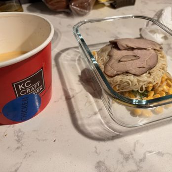 KC Craft Ramen - What we received, the bowl saying chicken and as seen it contained pork. - Ramen Near Me - Overland Park, Kansas