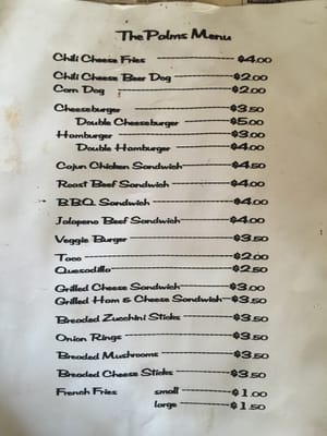 Menu photo 4 Palms Restaurant Twentynine Palms, CA Menu photo 4 Palms Restaurant Twentynine Palms, CA