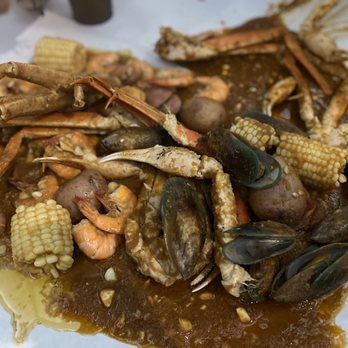 Crab Pub - Two number 2 combos with an extra cluster - Seafood Near Me - Oceanside, California Crab Pub - Two number 2 combos with an extra cluster - Seafood Near Me - Oceanside, California