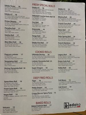 Menu photo 5 Edoko Sushi & Robata Frisco, TX