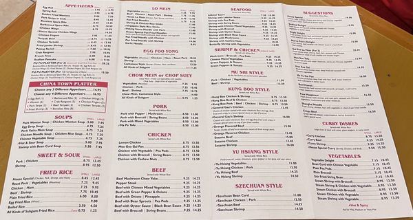 Menu photo 2 Chinatown Restaurant Weymouth, MA Menu photo 2 Chinatown Restaurant Weymouth, MA