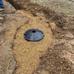 Photo of Going The Extra Mile Landscaping & Lawn Maintenance - Little Rock, AR, US. Dry well for new Drainage system