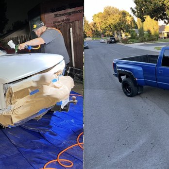 Adams Rv Repair - chevy dually truck full paint job - RV Repair Near Me - Perris, California Adams Rv Repair - chevy dually truck full paint job - RV Repair Near Me - Perris, California