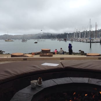 Bar Bocce - Lovely view with a fire. - Pizza Near Me - Sausalito, California