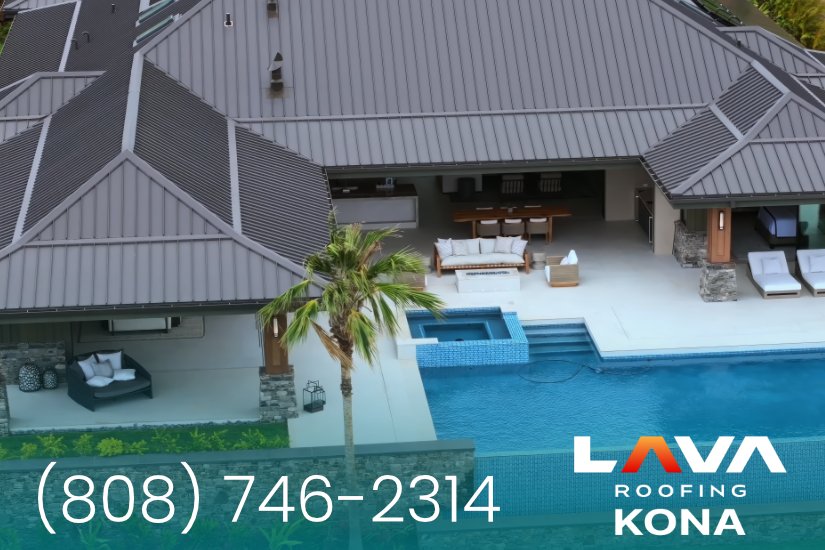 Slide of Lava Roofing Kona