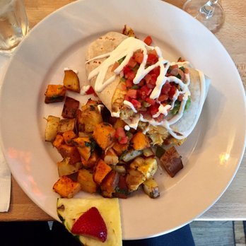 Yuca Bar - Egg burrito & home fries $14 - Latin American Near Me - New York, New York
