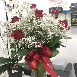 Pearl City Florist - 12 dozen long stem rose Mother's Day arrangement