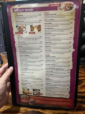 Menu photo 4 Vallarta’s Mexican Restaurant Wesley Chapel, FL