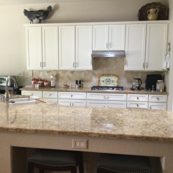Kitchen Mart - Beautiful new quartz countertop and refaced cabinets. - General Contractors Near Me - Sacramento, California Kitchen Mart - Beautiful new quartz countertop and refaced cabinets. - General Contractors Near Me - Sacramento, California