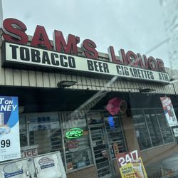 Sam's Liquor And Tobacco - Front of store....