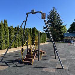 Sunset Terrace Park - Zip line that is currently broken