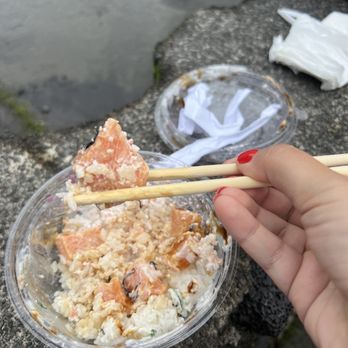 Poke Market - Really big salmon chunks! - Poke Near Me - Hilo, Hawaii Poke Market - Really big salmon chunks! - Poke Near Me - Hilo, Hawaii