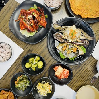 Rich Crab - A. Spicy Crab Stew Soy Sauce Marinated Crab Spicy Marinated Crab Kimchi Pancake - Korean Near Me - Los Angeles, California Rich Crab - A. Spicy Crab Stew Soy Sauce Marinated Crab Spicy Marinated Crab Kimchi Pancake - Korean Near Me - Los Angeles, California