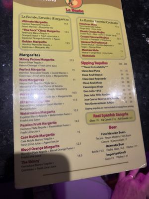 Menu photo 3 La Bamba Mexican Spanish Restaurant Margate Margate, FL