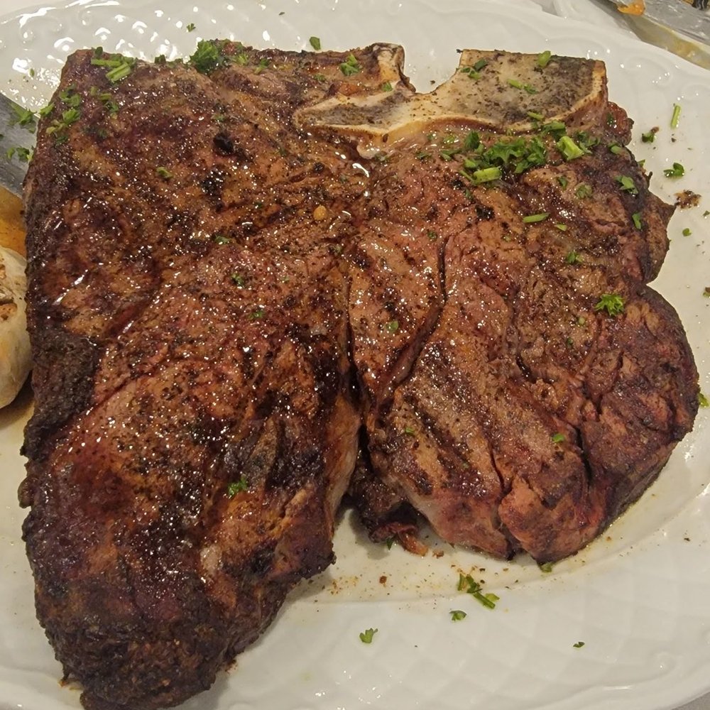 Theo's Steaks & Seafood - Porterhouse steak. Tougher than the '85 Bears' defense! - Seafood Near Me - Highland, Indiana Theo's Steaks & Seafood - Porterhouse steak. Tougher than the '85 Bears' defense! - Seafood Near Me - Highland, Indiana