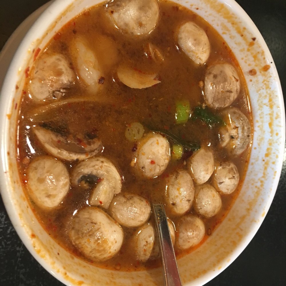 Thai Corner Restaurant - a bowl of soup with meatballs and broccoli - Thai Near Me - Sidney, British Columbia Thai Corner Restaurant - a bowl of soup with meatballs and broccoli - Thai Near Me - Sidney, British Columbia