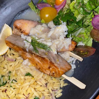 Madison - Salmon Skewers - Italian Near Me - San Diego, California Madison - Salmon Skewers - Italian Near Me - San Diego, California