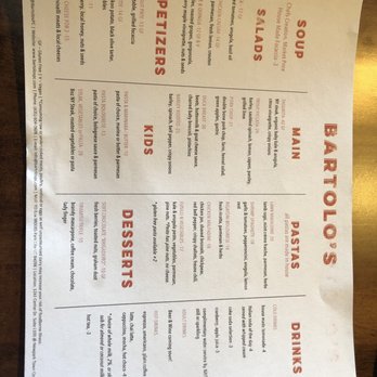 Bartolo's - Italian Near Me - Park City, Utah