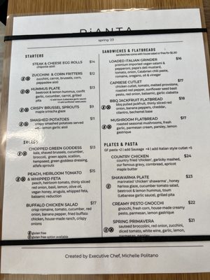 Menu photo 2 PiANTA Vegan Providence, RI