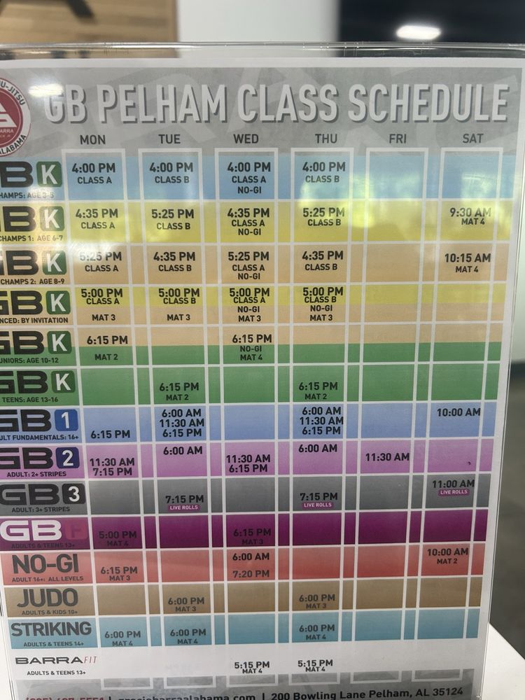 Gracie Barra Pelham Alabama Logo