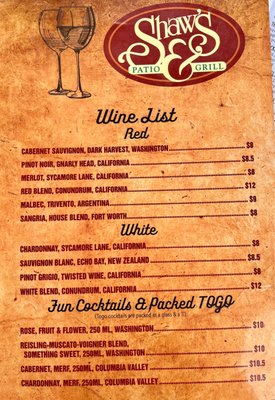Menu photo 7 Shaw's Patio Bar & Grill Fort Worth, TX Menu photo 7 Shaw's Patio Bar & Grill Fort Worth, TX