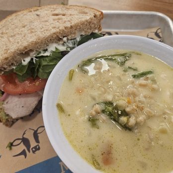 Mendocino Farms - lemon chicken soup combo - Sandwiches Near Me - Irvine, California