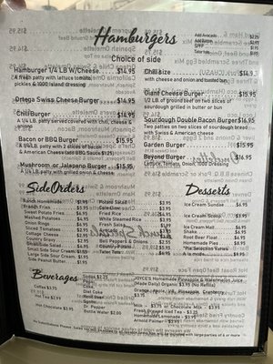 Menu photo 6 Joyce's Coffee Shop Northridge, CA